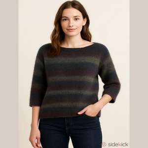 Lane Bryant Women's Striped Sweater Plus Size 22-24